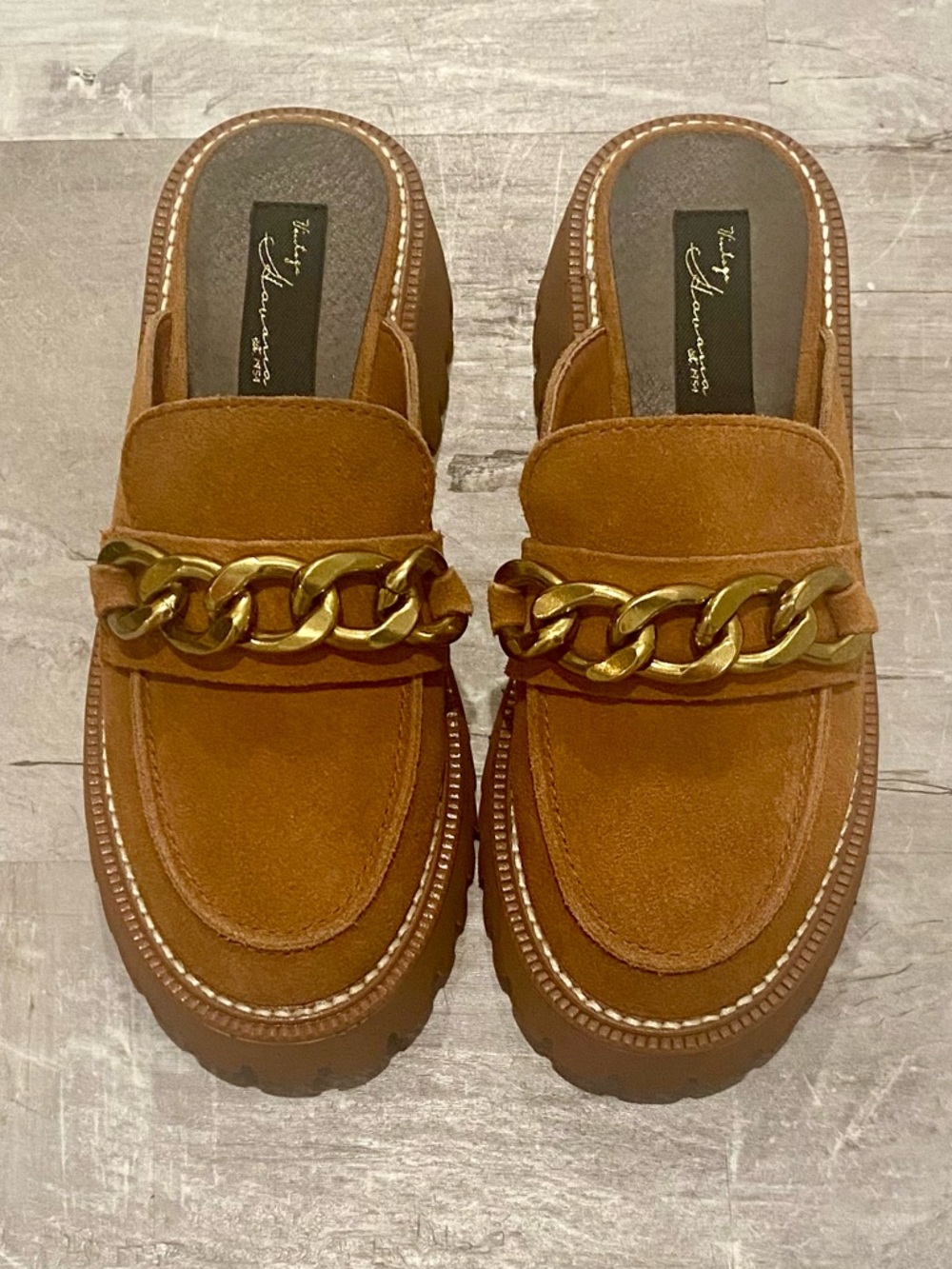 NEW Size 5.5 Women’s Vintage Havana Tan Belmont Loafers